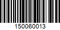 Barcode for 150060013