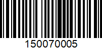 Barcode for 150070005