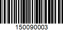 Barcode for 150090003