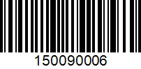 Barcode for 150090006