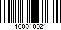 Barcode for 160010021