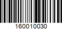 Barcode for 160010030