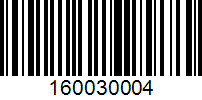 Barcode for 160030004