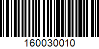 Barcode for 160030010