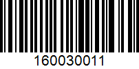 Barcode for 160030011