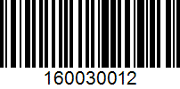 Barcode for 160030012