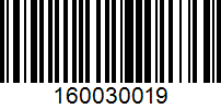 Barcode for 160030019