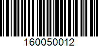 Barcode for 160050012