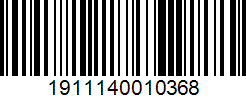 Barcode 1911140010368