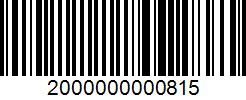 Barcode 2000000000815