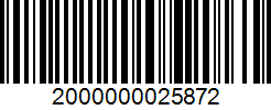 Barcode 2000000025872