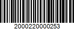 Barcode 2000220000253