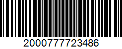 Barcode 2000777723486