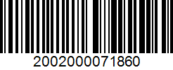 Barcode 2002000071860