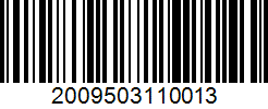 Barcode 2009503110013