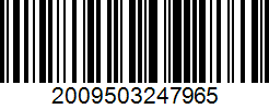 Barcode 2009503247965