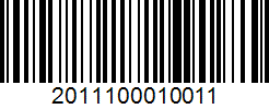 Barcode 2011100010011