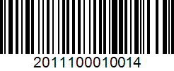 Barcode 2011100010014
