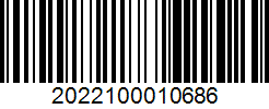 Barcode 2022100010686