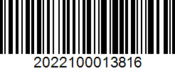 Barcode 2022100013816