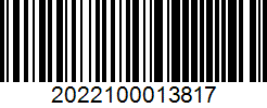 Barcode 2022100013817