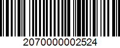 Barcode 2070000002524