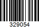Barcode 329054