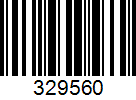 Barcode 329560