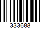 Штрих-код товара 333688 Barcode 333688