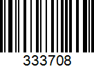 Barcode 333708