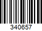 Barcode 340657