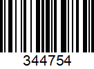 Barcode 344754