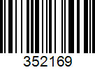 Штрих-код товара 352169 Barcode 352169