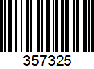 Barcode 357325