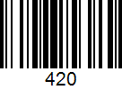 Barcode 420