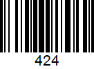 Barcode 424