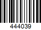 Barcode 444039