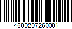 Barcode 4690207260091