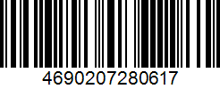 Barcode 4690207280617