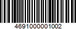Barcode 4691000001002