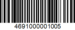 Barcode 4691000001005