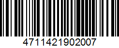 Barcode 4711421902007
