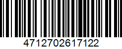 Barcode 4712702617122