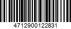 Barcode 4712900122831