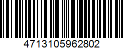 Barcode 4713105962802