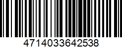 Barcode 4714033642538
