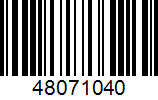 Scannable barcode for Happy Birthday Lime Green Duckling