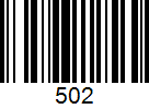 Barcode 502