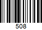 Barcode 508