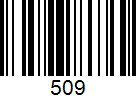 Barcode 509